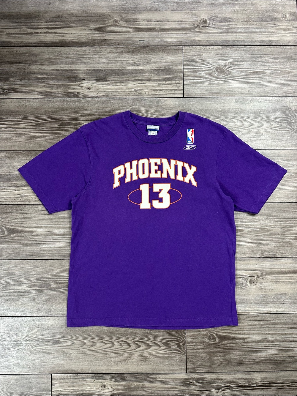 Y2K Reebok Phoenix Suns Steve Nash T Shirt